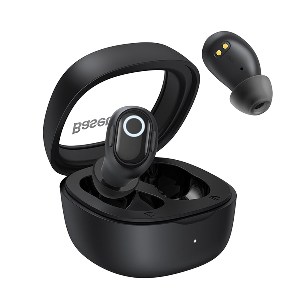 Casti Baseus Bowie WM02 (NGTW370201), Bluetooth 5.3, TWS, In-Ear, with Microphone, Negru