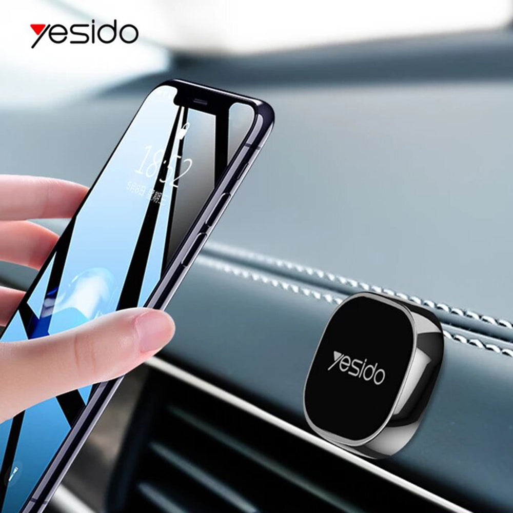 Suport Yesido (C81), Magnetic Grip, Multipurpose Features, for Dashboard, Gri Spatial