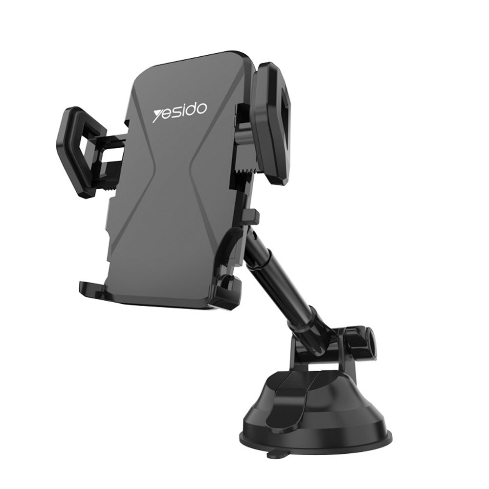 Suport Yesido (C40), Extendable Arm for Dashboard, Windshield, Negru