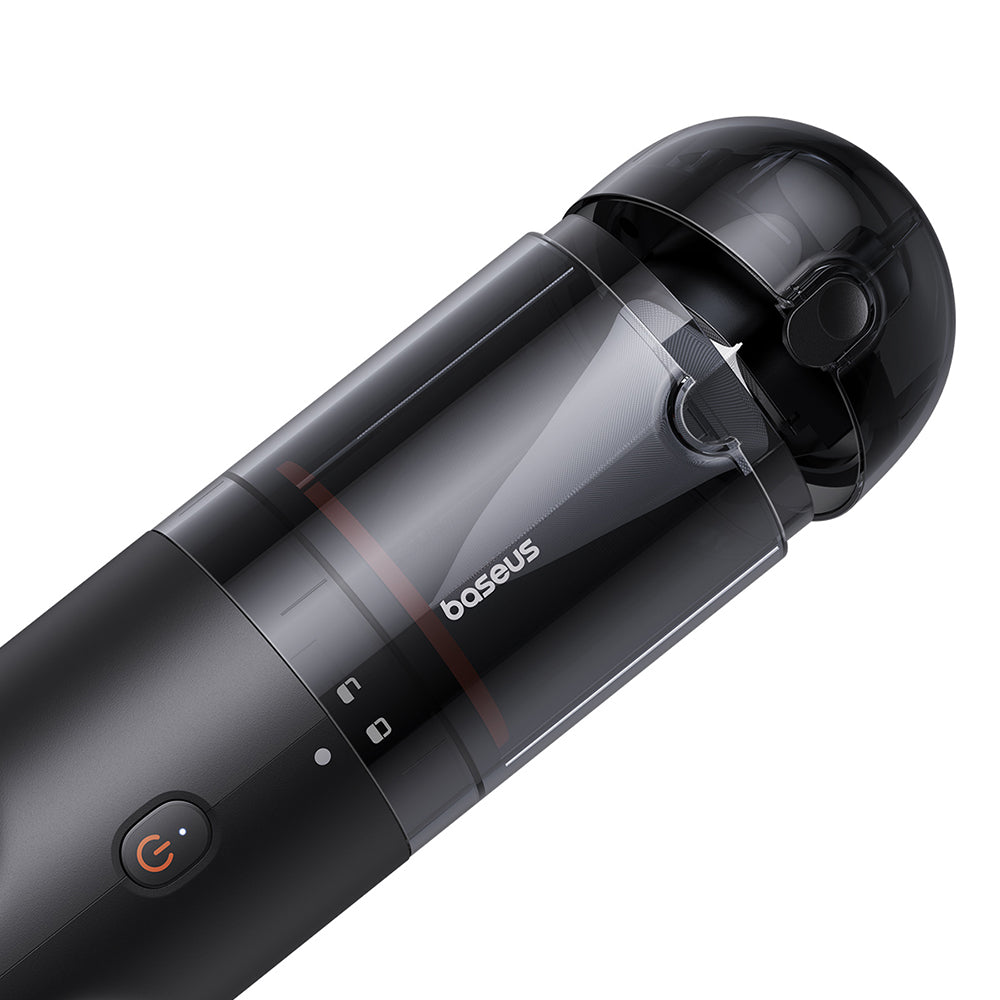 Baseus Car Vacuum Cleaner AP01 (C30450100111-00), Disposable Dust Bag, 5000Pa, 6000mAh, 85W, Type-C, Negru