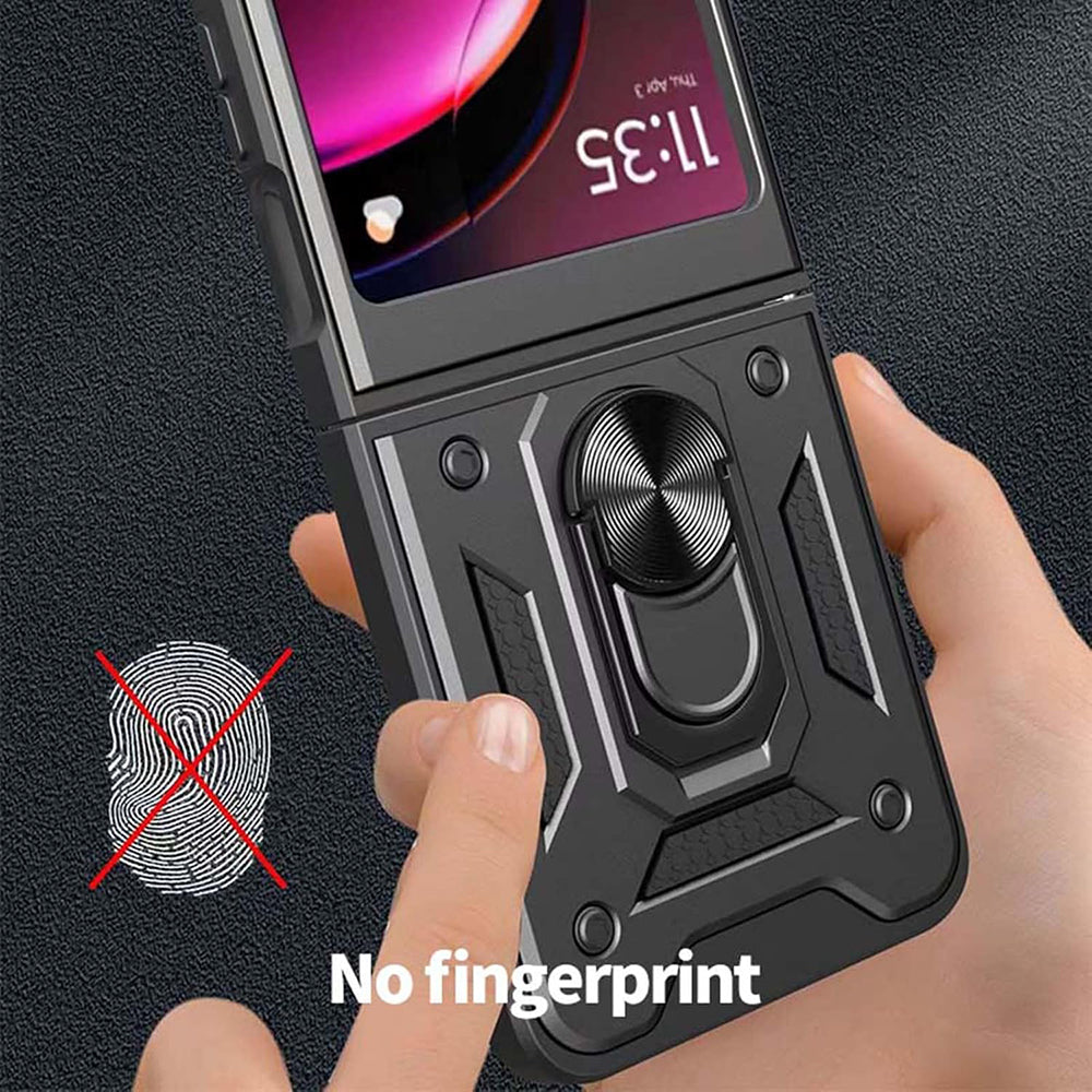 Husa de protectie Techsuit CamShield Series compatibil cu Motorola Razr 50 / Razr 60, Negru