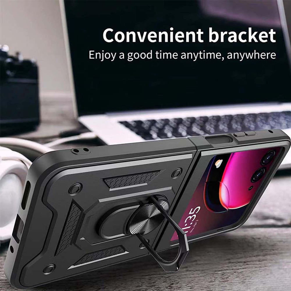Husa de protectie Techsuit CamShield Series compatibil cu Motorola Razr 50 / Razr 60, Negru