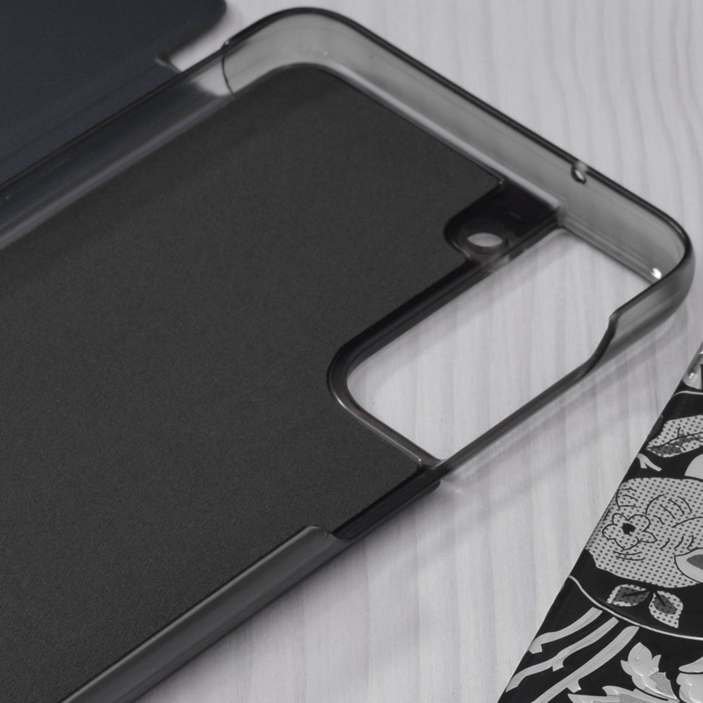 Husa de protectie Techsuit eFold Series compatibil cu Samsung Galaxy S21 FE 5G, Albastru Inchis