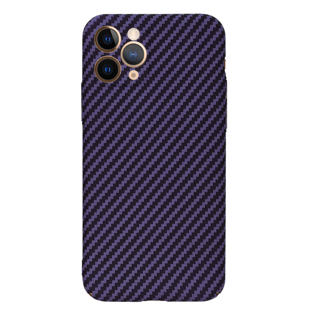 Husa de protectie Techsuit Carbonite FiberShell compatibil cu iPhone 11 Pro, Mov