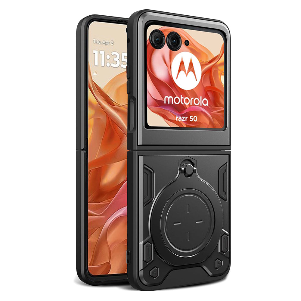Husa de protectie Techsuit CamGuard Pro compatibil cu Motorola Razr 50 / Razr 60, Negru