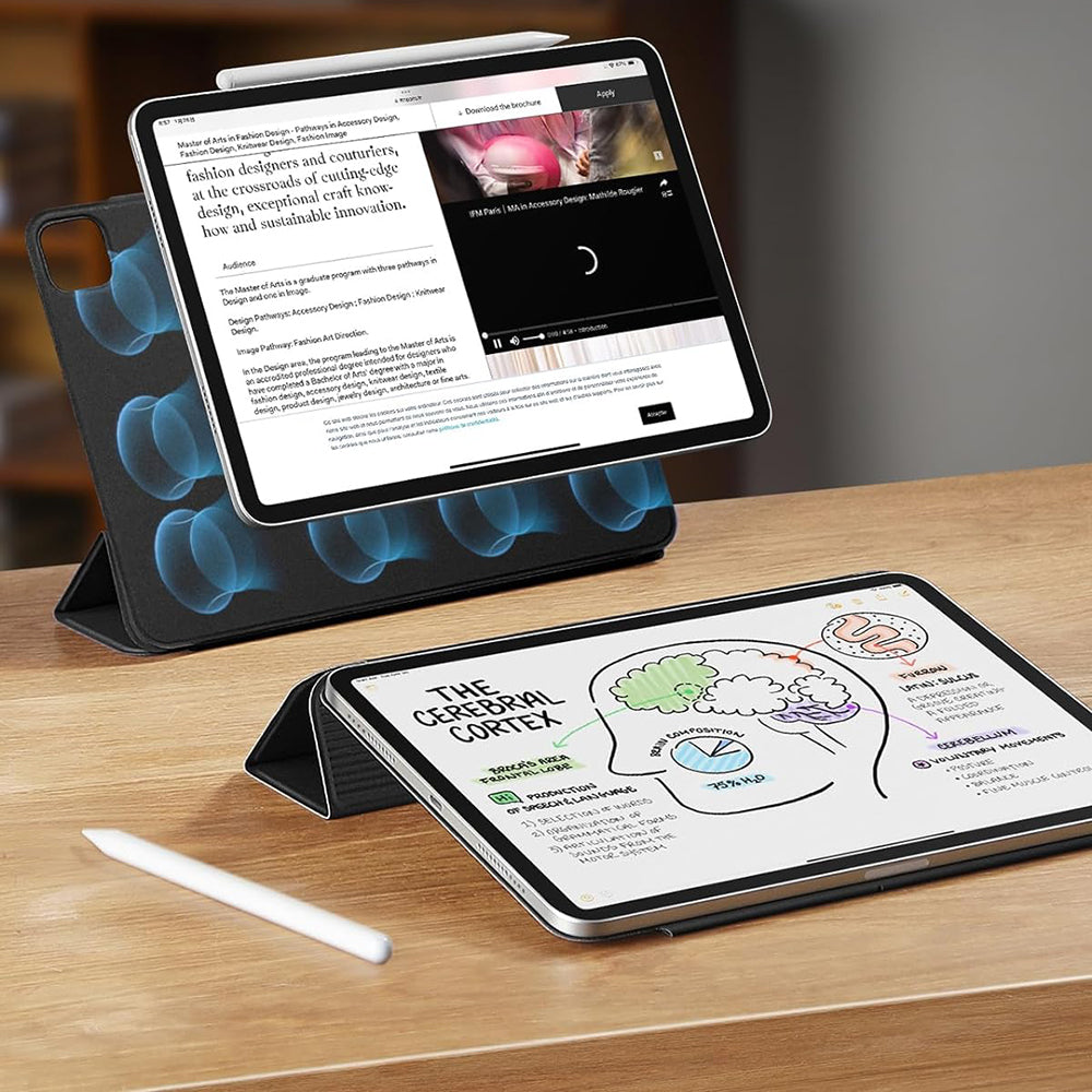 Husa de protectie tableta ESR Rebound Magnetic compatibil cu iPad Pro 13 (2024) / iPad Pro 13 (2025), Alb