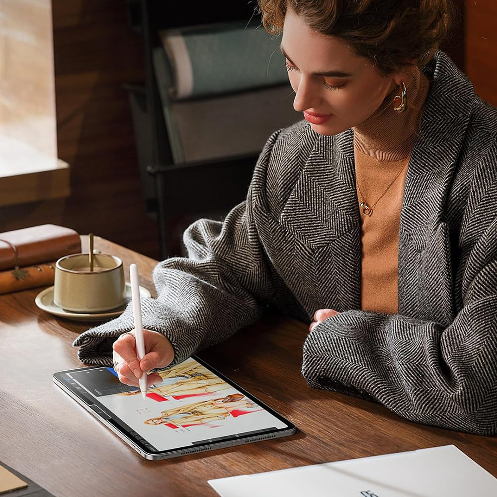Husa de protectie tableta ESR Paper-Feel (set de 2) compatibil cu iPad Pro 13 (2024) / iPad Pro 13 (2025), Transparent Mat