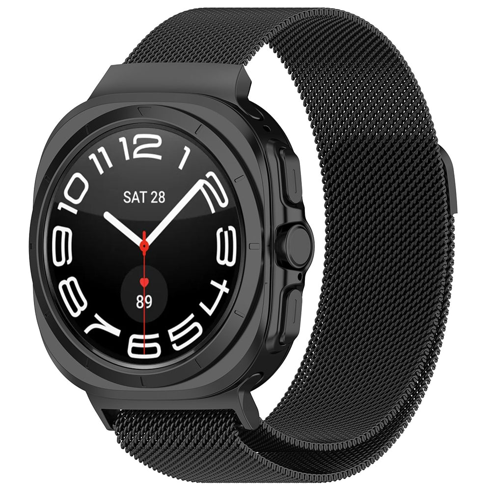 Curea smartwatch Techsuit Watchband (W009) compatibil cu Samsung Galaxy Watch Ultra 47mm / Watch Ultra 2, Negru
