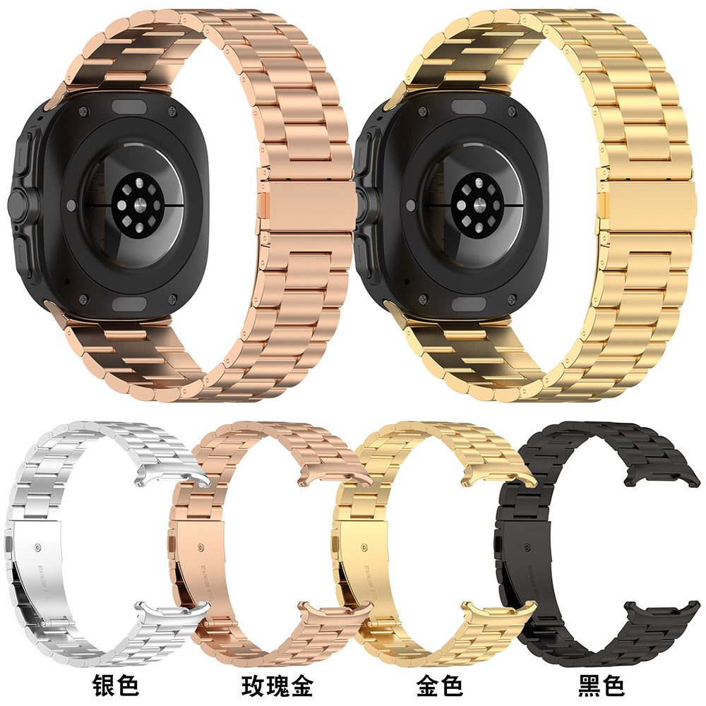 Curea smartwatch Techsuit Watchband (W010) compatibil cu Samsung Galaxy Watch Ultra 47mm / Watch Ultra 2, Auriu