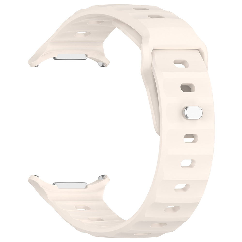 Curea smartwatch Techsuit Watchband (W055) compatibil cu Samsung Galaxy Watch Ultra 47mm / Watch Ultra 2, Bej