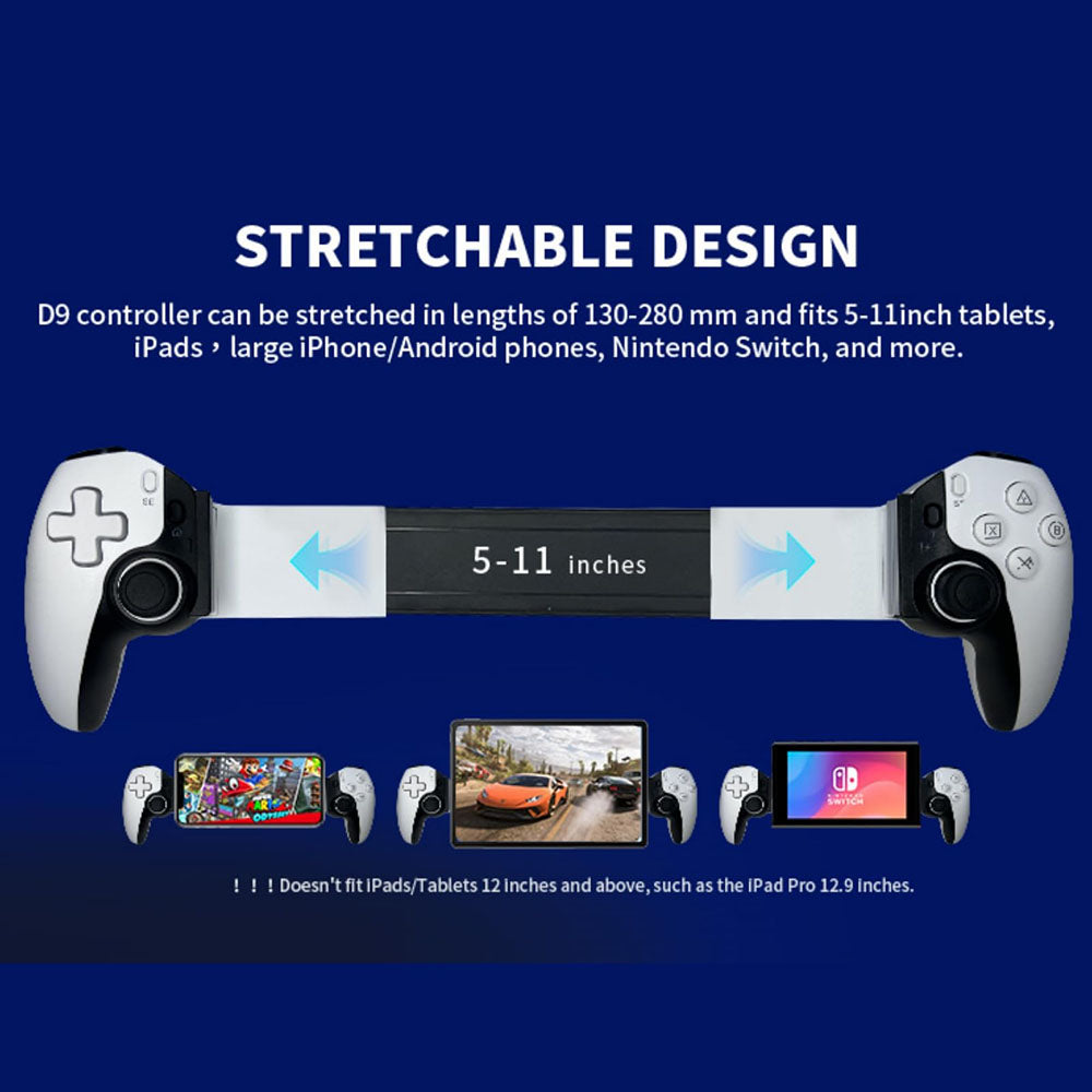 Gamepad Techsuit BSP-D9, Bluetooth V5.2, 400mAh, Negru