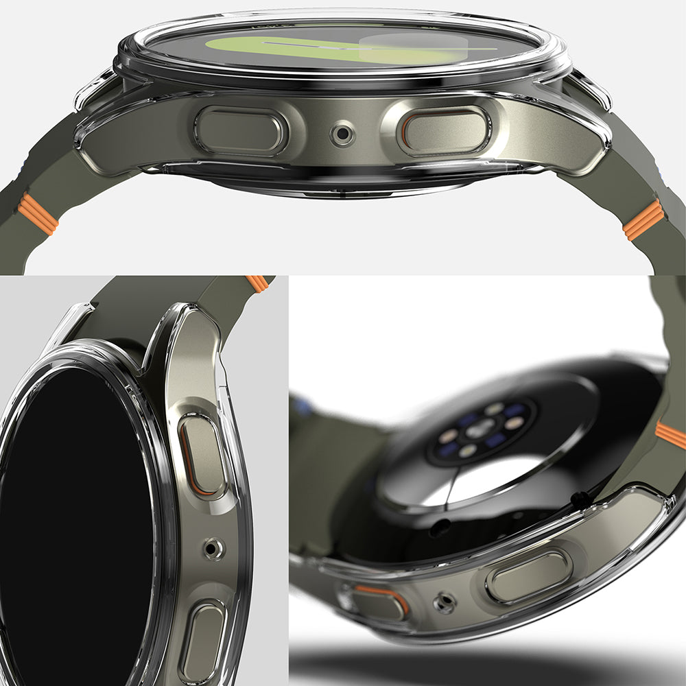 Folie de protectie smartwatch Ringke Slim + Screen Protector compatibil cu Samsung Galaxy Watch7 44mm, Transparent