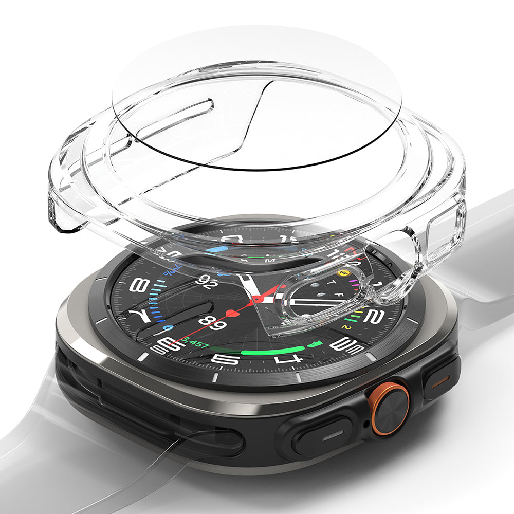 Folie de protectie smartwatch Ringke Slim + Screen Protector compatibil cu Samsung Galaxy Watch Ultra 47mm, Transparent