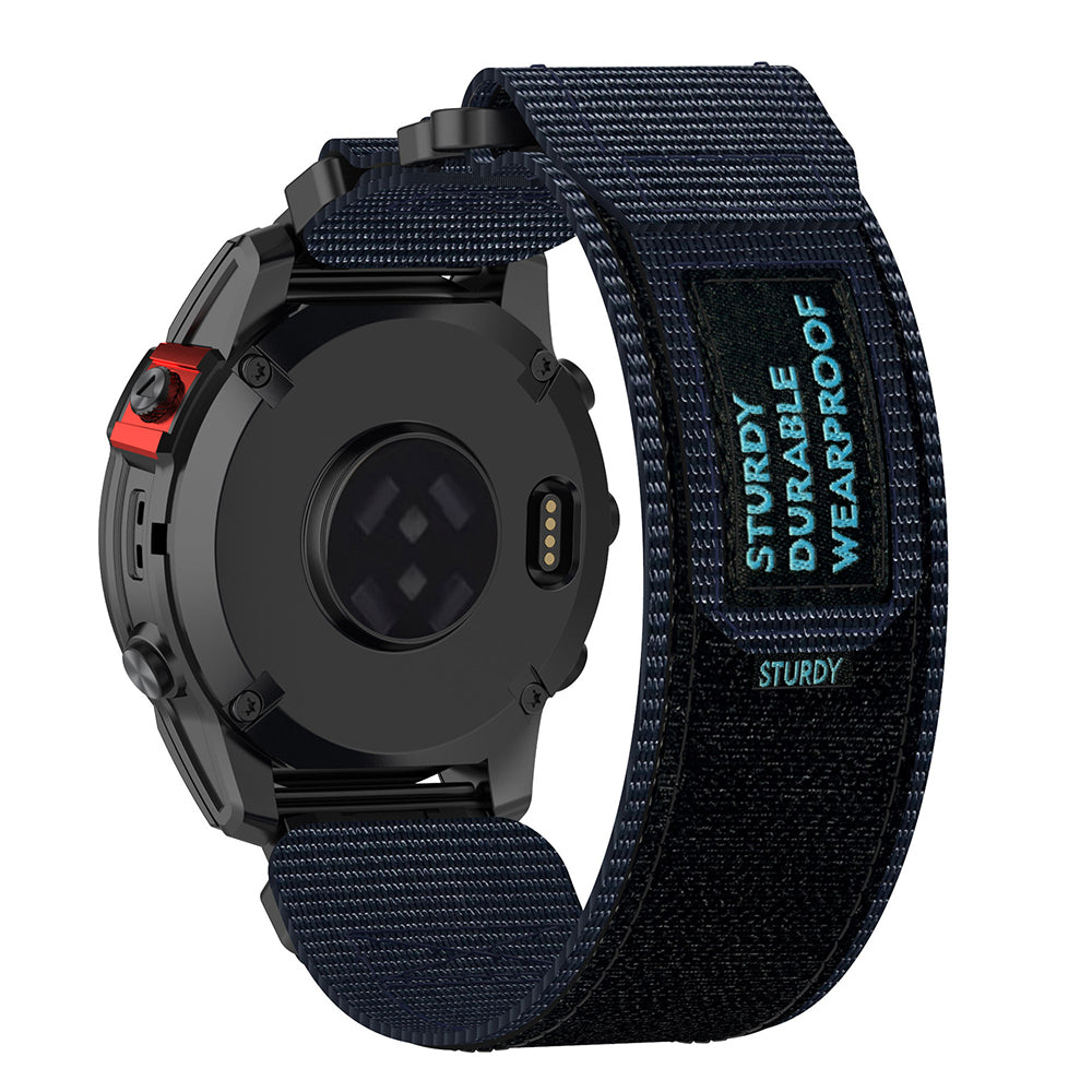 Curea smartwatch Techsuit Watchband QuickFit 20mm (W057) compatibil cu Instinct 2S/2S Solar/Approach S70 42mm/fenix 7S Pro Sapphire Solar, Bleumarin