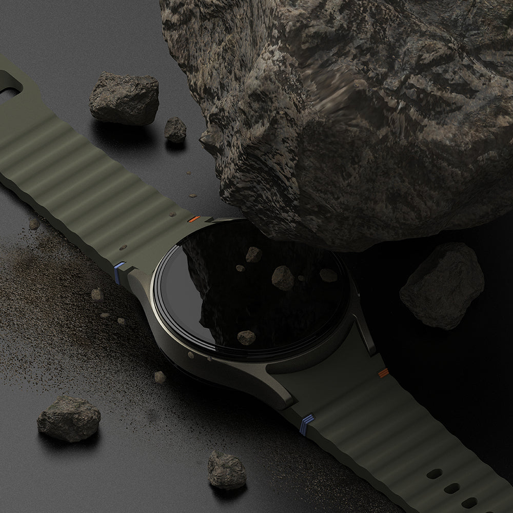 Accesoriu smartwatch Ringke Bezel Styling compatibil cu Samsung Galaxy Watch7 40mm, Argintiu Pattern7 (Cb-Gw7-40-03)