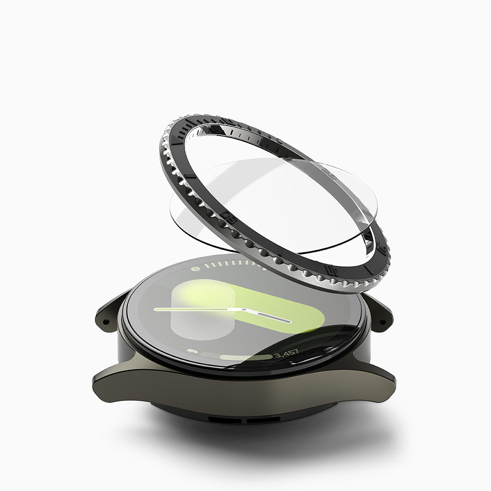 Accesoriu smartwatch Ringke Premium Bezel Styling compatibil cu Samsung Galaxy Watch7 40mm, Negru Pattern3 (Cb-Gw7-40-96)