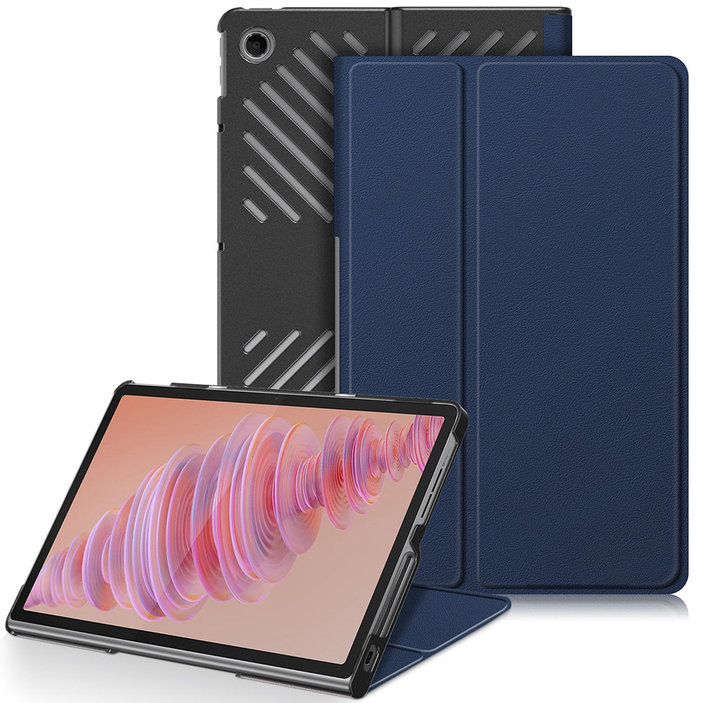 Husă Techsuit FoldPro albastră pentru tableta Lenovo Tab Plus