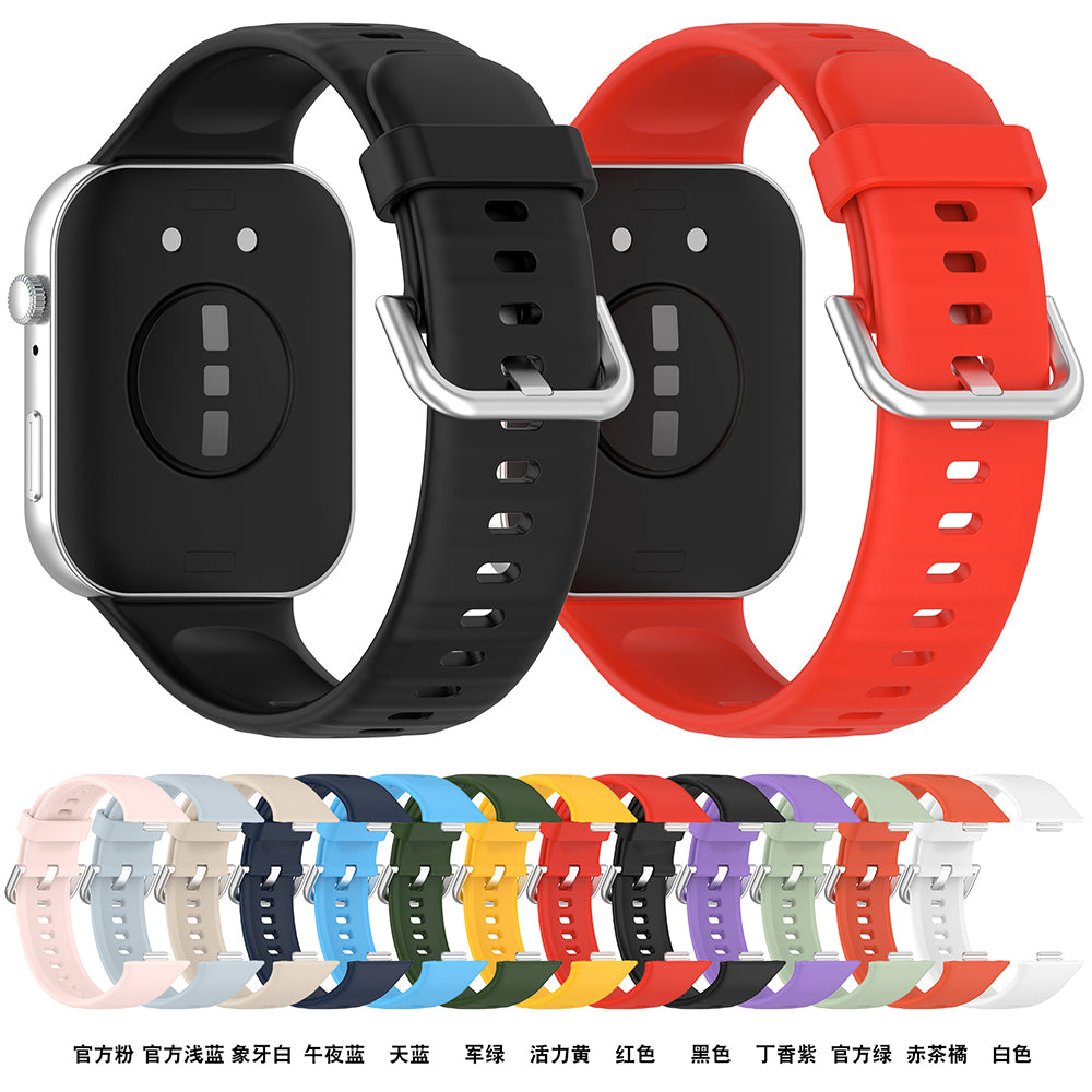Curea smartwatch Techsuit Watchband (W061) compatibil cu Huawei Watch Fit 3 / Fit 4 / Fit 4 Pro, Albastru Deschis