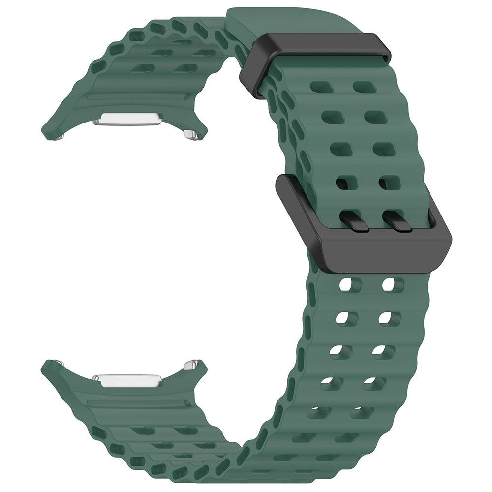 Curea smartwatch Techsuit Watchband (W062) compatibil cu Samsung Galaxy Watch Ultra 47mm / Watch Ultra 2, Verde