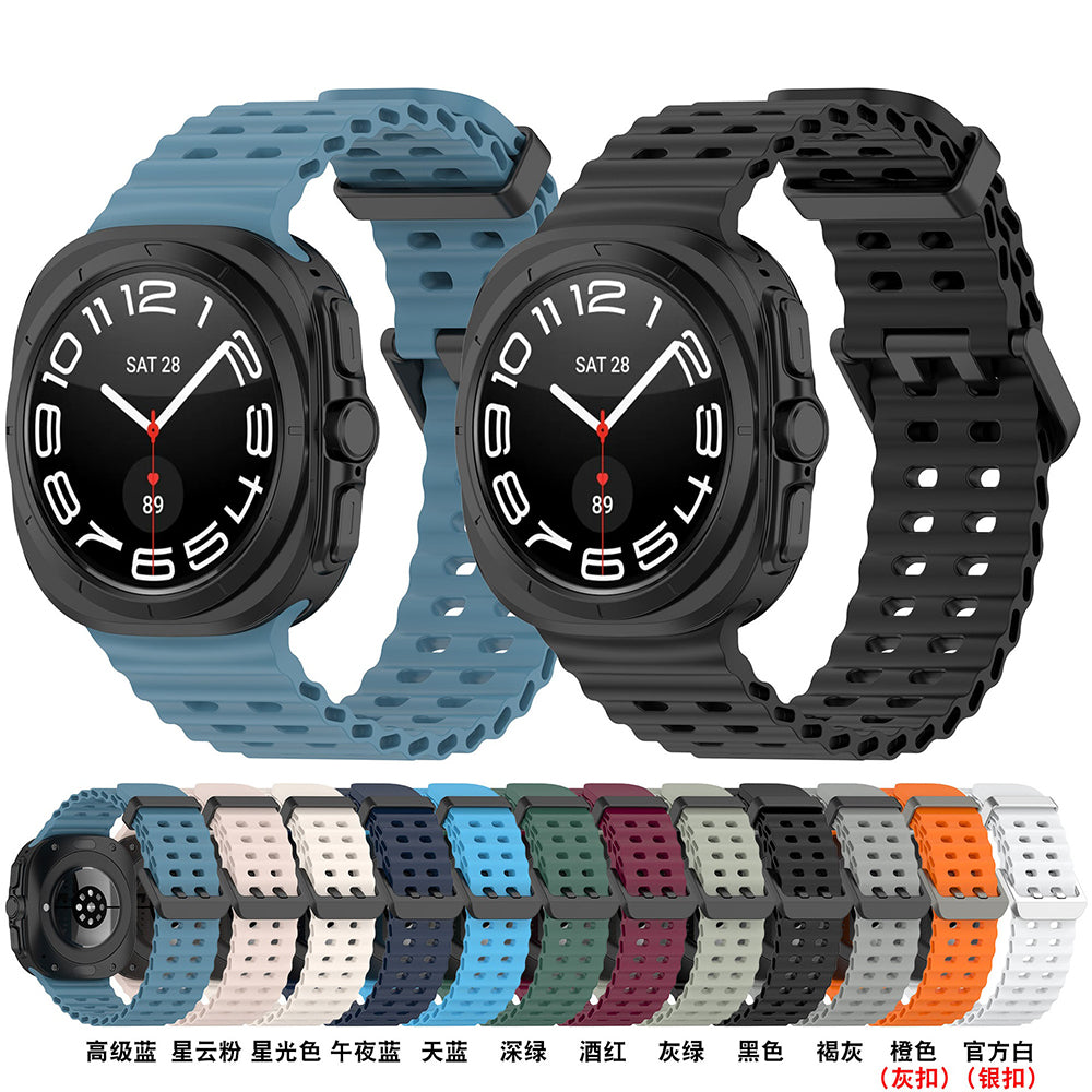 TechSuit Curea smartwatch Techsuit Watchband (W062) compatibil cu Samsung Galaxy Watch Ultra 47mm / Watch Ultra 2, Bleum