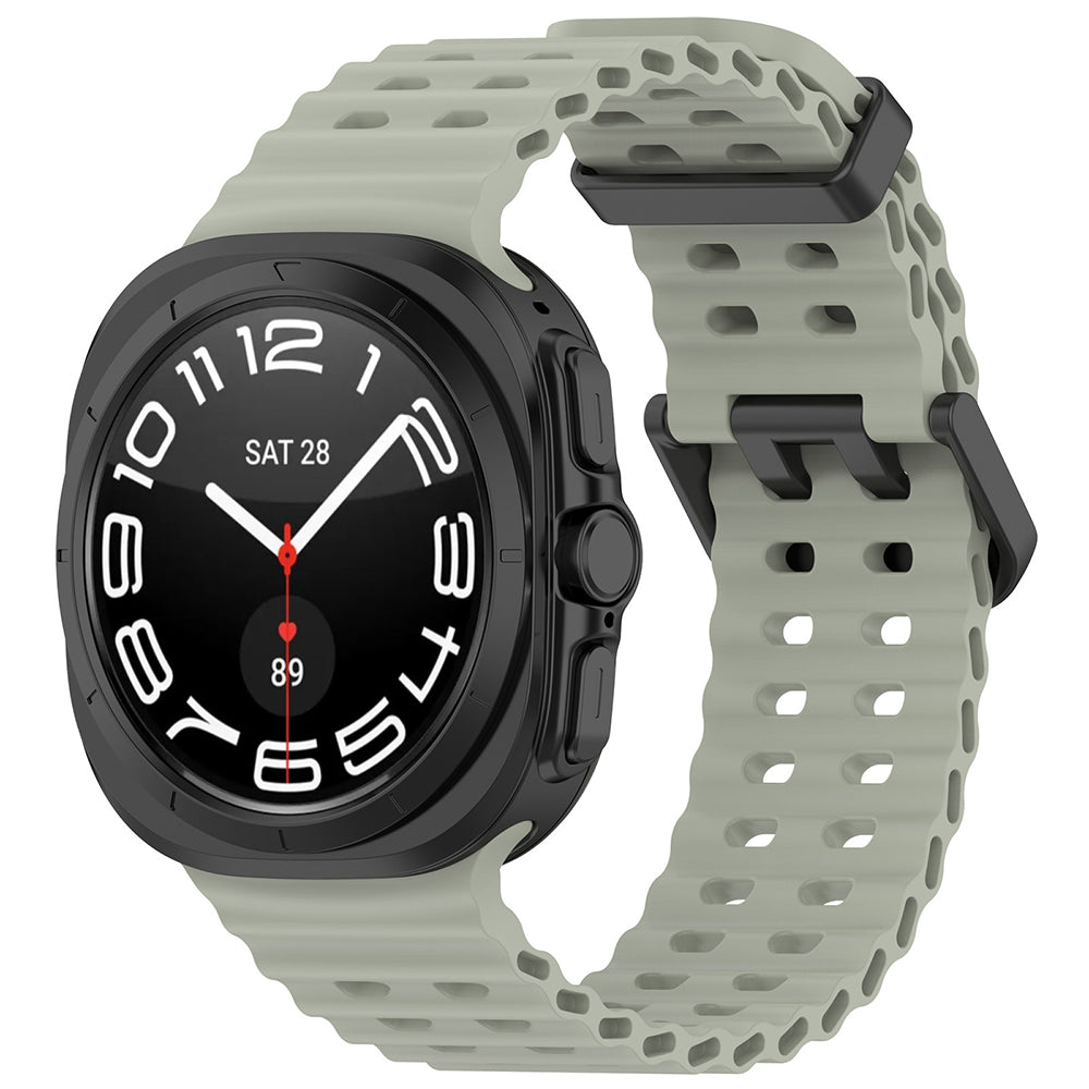 Curea smartwatch Techsuit Watchband (W062) compatibil cu Samsung Galaxy Watch Ultra 47mm / Watch Ultra 2, Verde Deschis