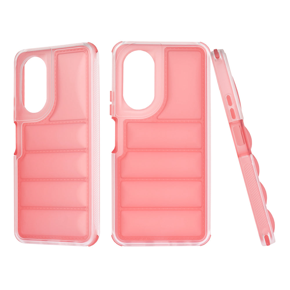 Husa de protectie Techsuit Wave Shield compatibil cu Oppo A58 4G, Rosu