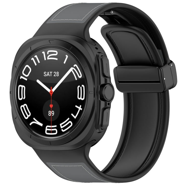 Curea smartwatch Techsuit Watchband (W056) compatibil cu Samsung Galaxy Watch Ultra 47mm / Watch Ultra 2, Gri