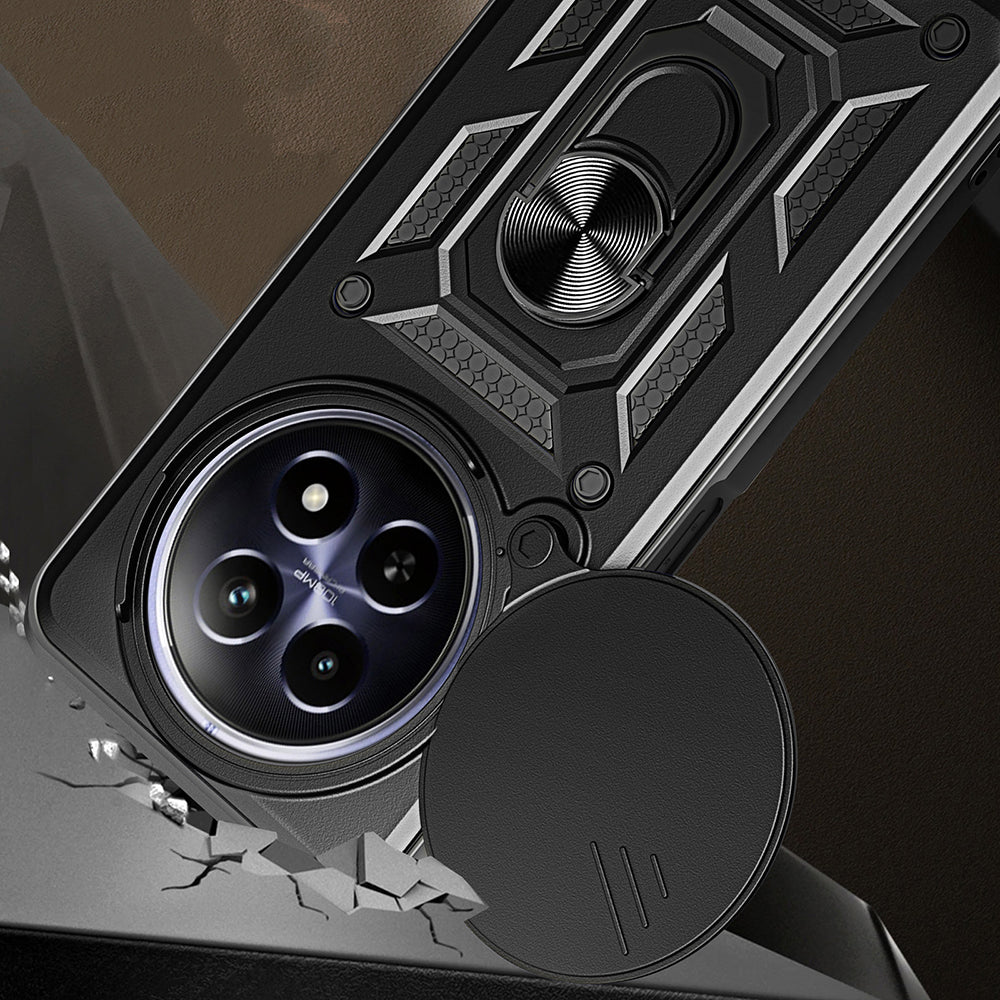 Husa de protectie Techsuit CamShield Series compatibil cu Oppo Reno12 F 4G / Reno12 F 5G / Reno12 FS 4G / Reno12 FS 5G, Roz Auriu