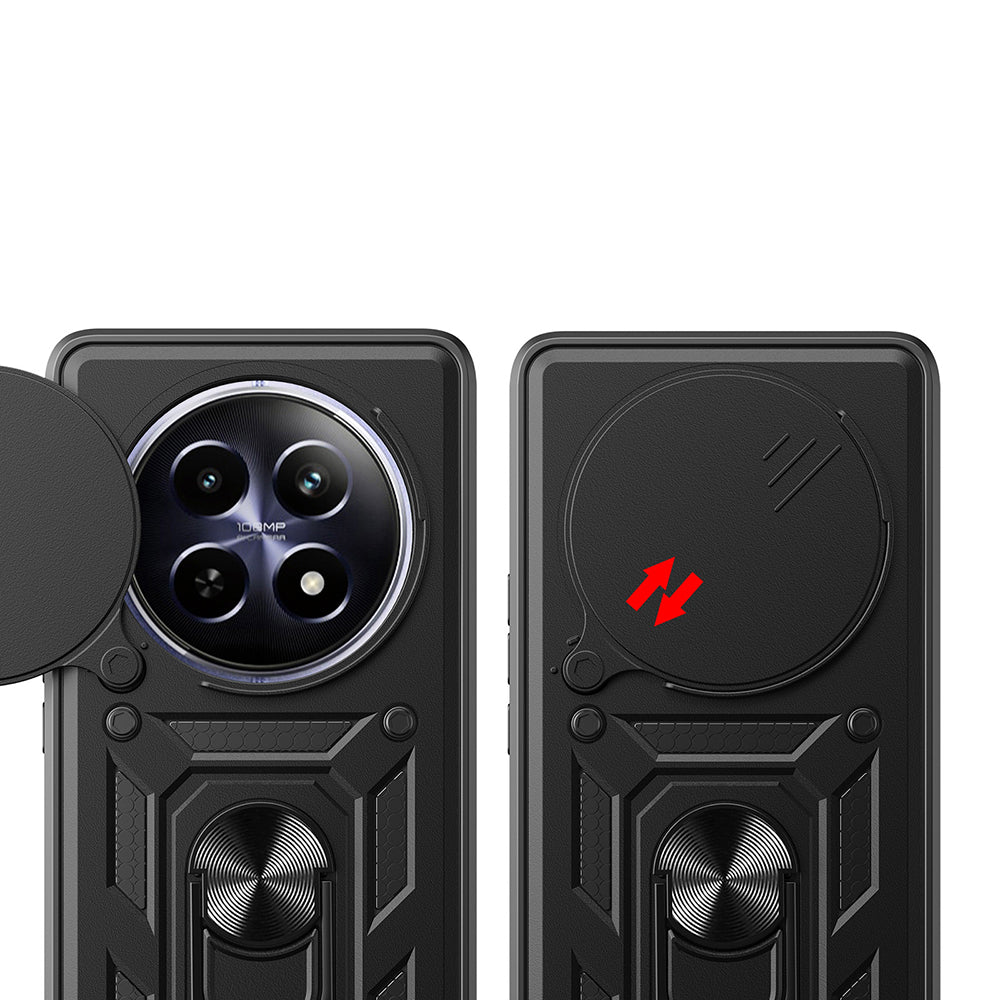 Husa de protectie Techsuit CamShield Series compatibil cu Oppo Reno12 F 4G / Reno12 F 5G / Reno12 FS 4G / Reno12 FS 5G, Roz Auriu