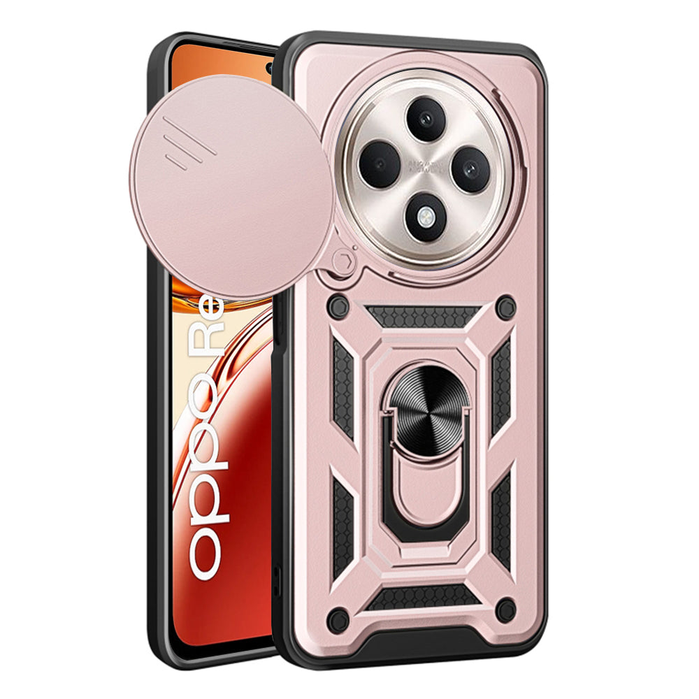 Husa de protectie Techsuit CamShield Series compatibil cu Oppo Reno12 F 4G / Reno12 F 5G / Reno12 FS 4G / Reno12 FS 5G, Roz Auriu