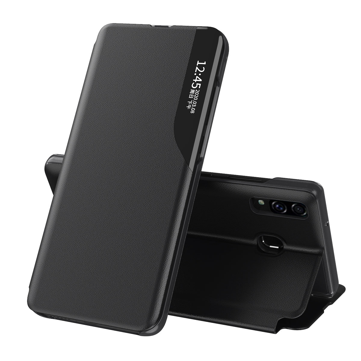 Husa de protectie Techsuit eFold Series compatibil cu Samsung Galaxy A20e, Negru