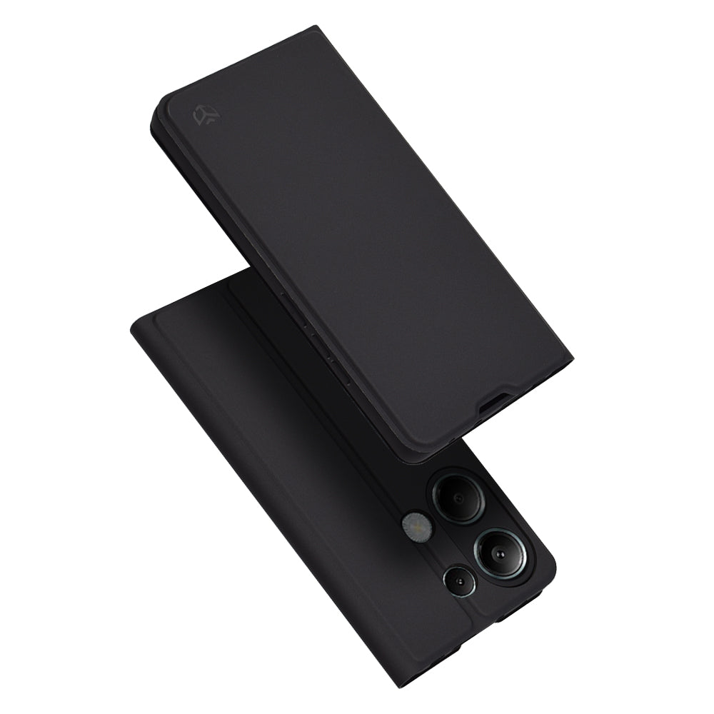Husa de protectie Techsuit Magskin Book compatibil cu Xiaomi Redmi Note 13 Pro 4G / Poco M6 Pro 4G, Negru