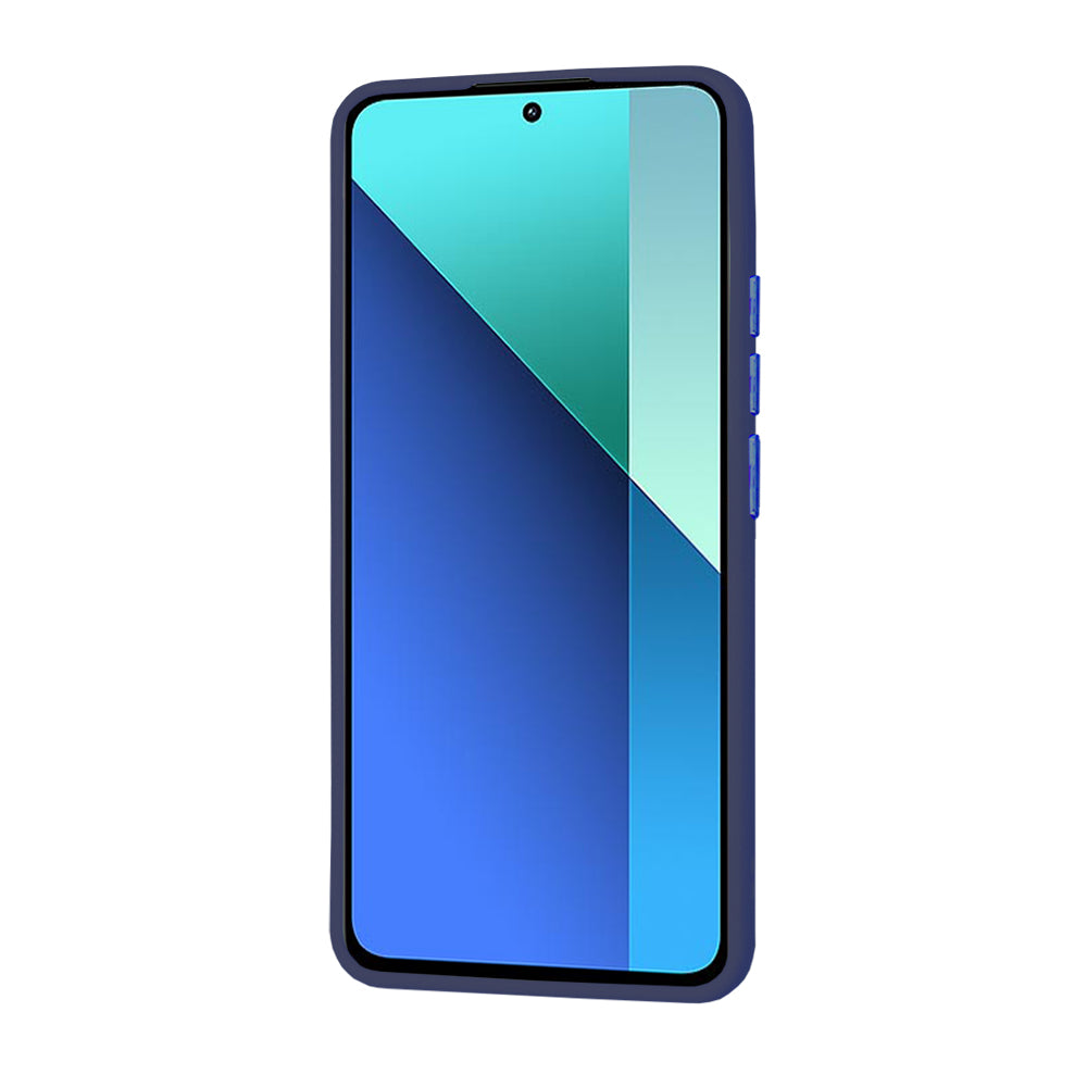 Husa de protectie Techsuit HaloFrost Series compatibil cu Xiaomi Redmi Note 13 4G, Albastru Inchis