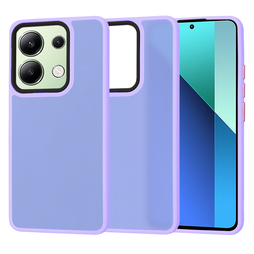 Husa de protectie Techsuit HaloFrost Series compatibil cu Xiaomi Redmi Note 13 4G, Mov Deschis