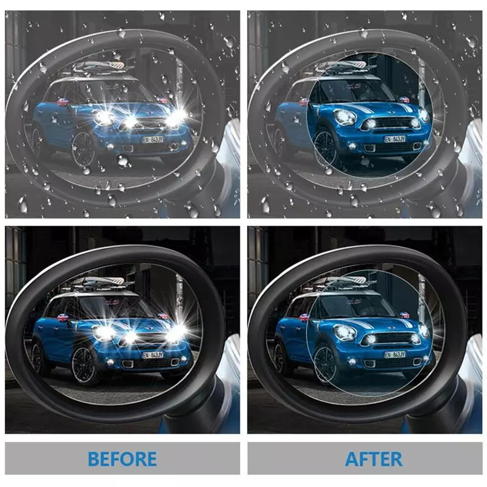 Gadget Techsuit Rainproof Film (set de 2), for Car Rear-View Mirror, 95 x 135mm, Transparent
