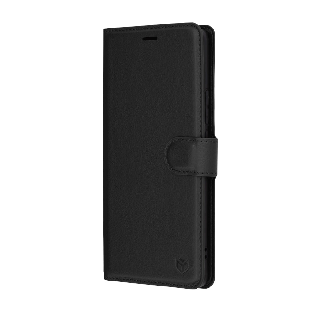 Husa de protectie Techsuit Leather Folio compatibil cu Realme GT 6 / GT 6T, Negru