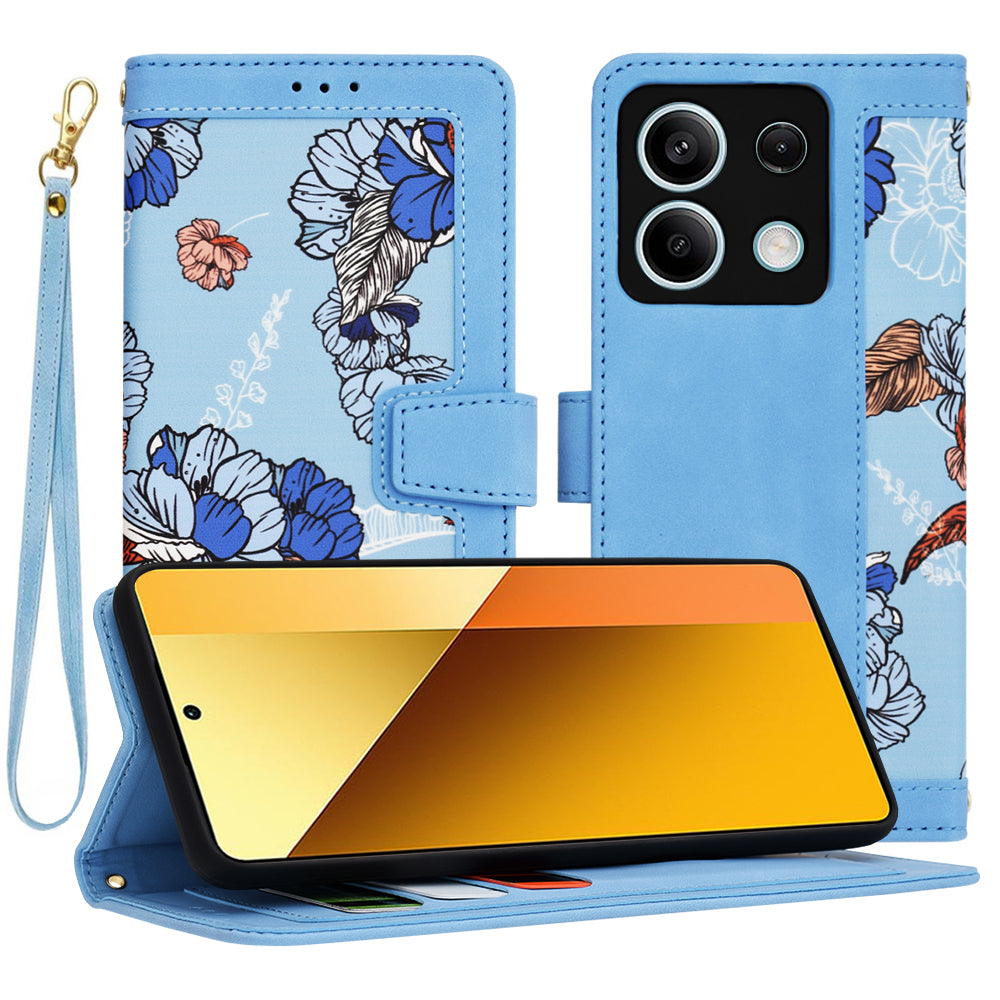 Husa de protectie Techsuit FlipCraft compatibil cu Xiaomi Redmi Note 13 5G, Vibrant Blue