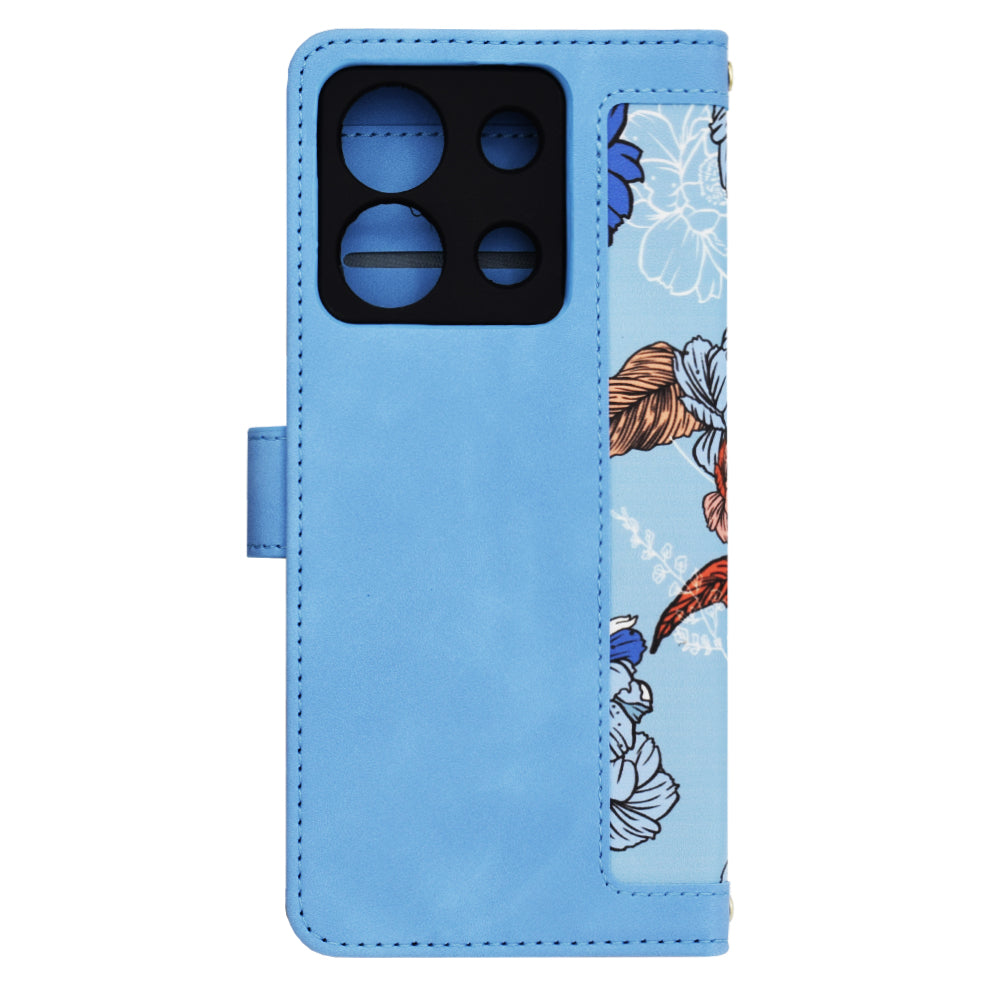 Husa de protectie Techsuit FlipCraft compatibil cu Xiaomi Redmi Note 13 5G, Vibrant Blue