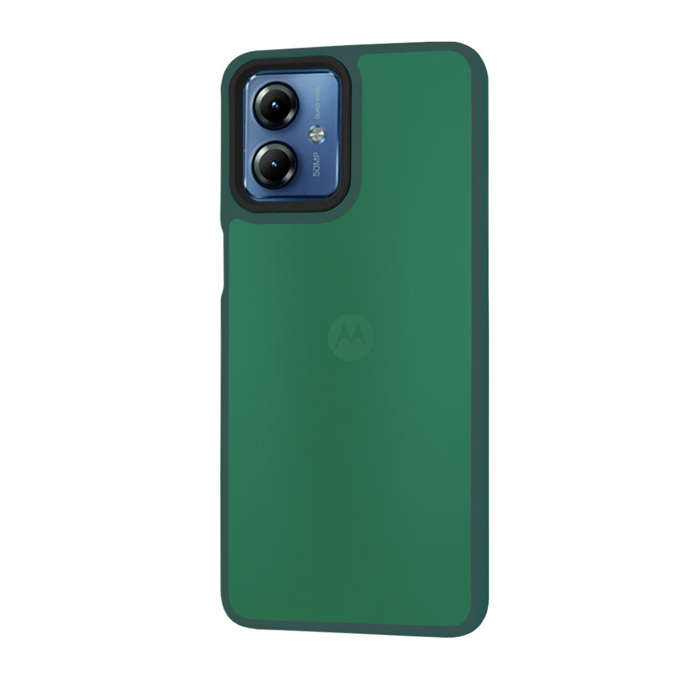 Husa de protectie Techsuit HaloFrost Series compatibil cu Motorola Moto G14, Bleumarin Green
