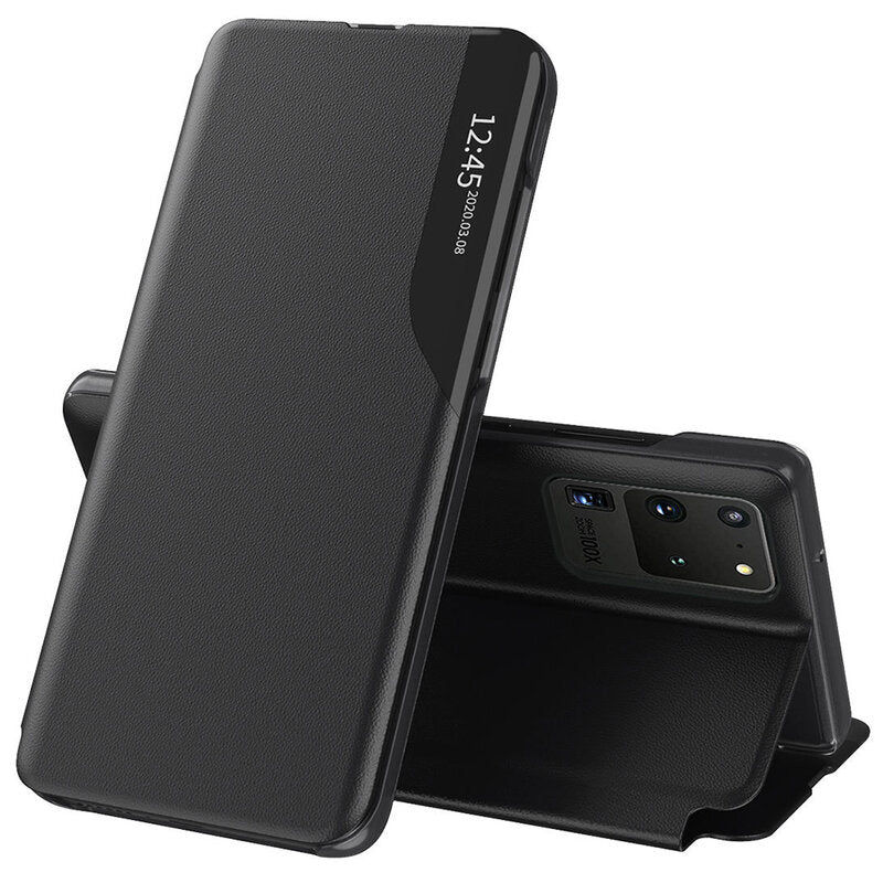 Husa de protectie Techsuit eFold Series compatibil cu Samsung Galaxy S20 Ultra 4G / S20 Ultra 5G, Negru