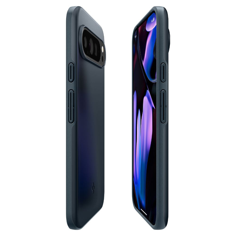 Husa de protectie Spigen Thin Fit (ACS07732) compatibil cu Google Pixel 9 Pro XL, Metal Slate