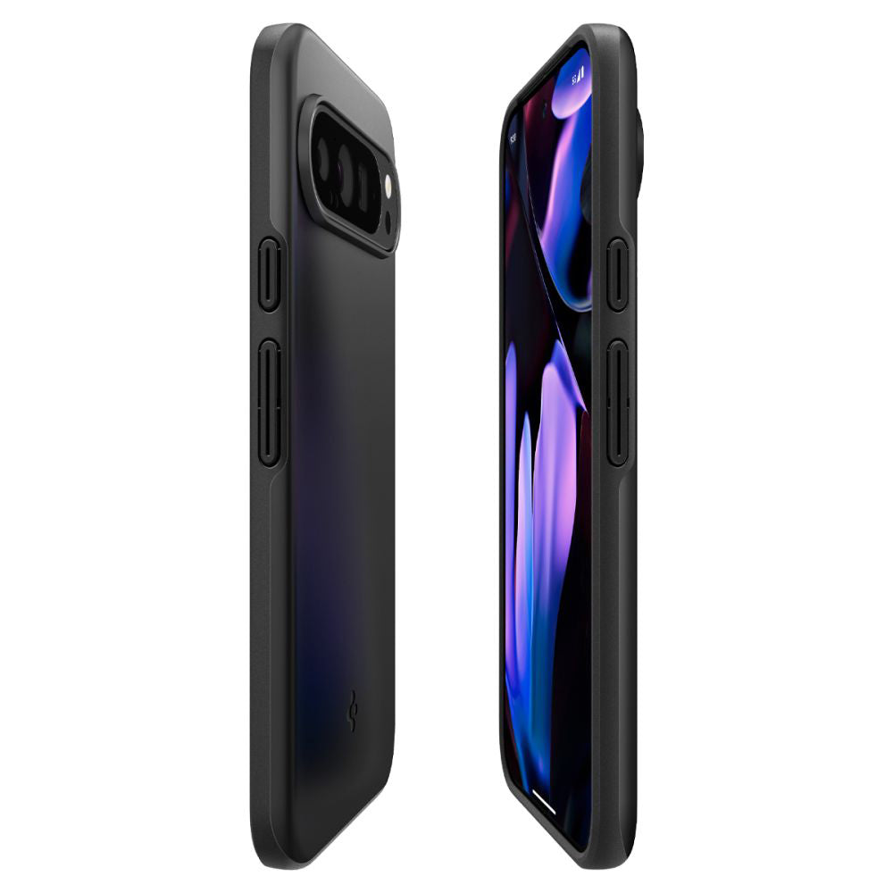 Husa de protectie Spigen Thin Fit (ACS07731) compatibil cu Google Pixel 9 Pro XL, Negru