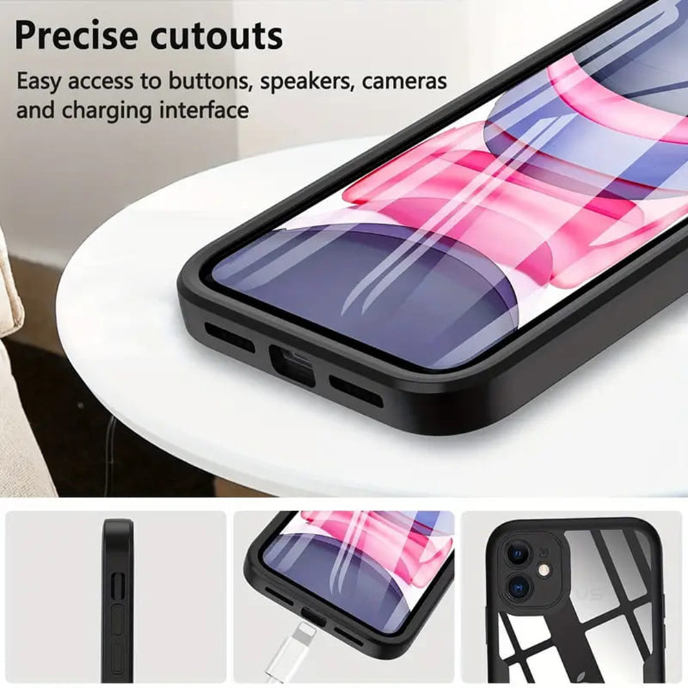 Folie de protectie Techsuit ColorVerse 360 MagSafe Series + compatibil cu iPhone 14 Pro, Roz