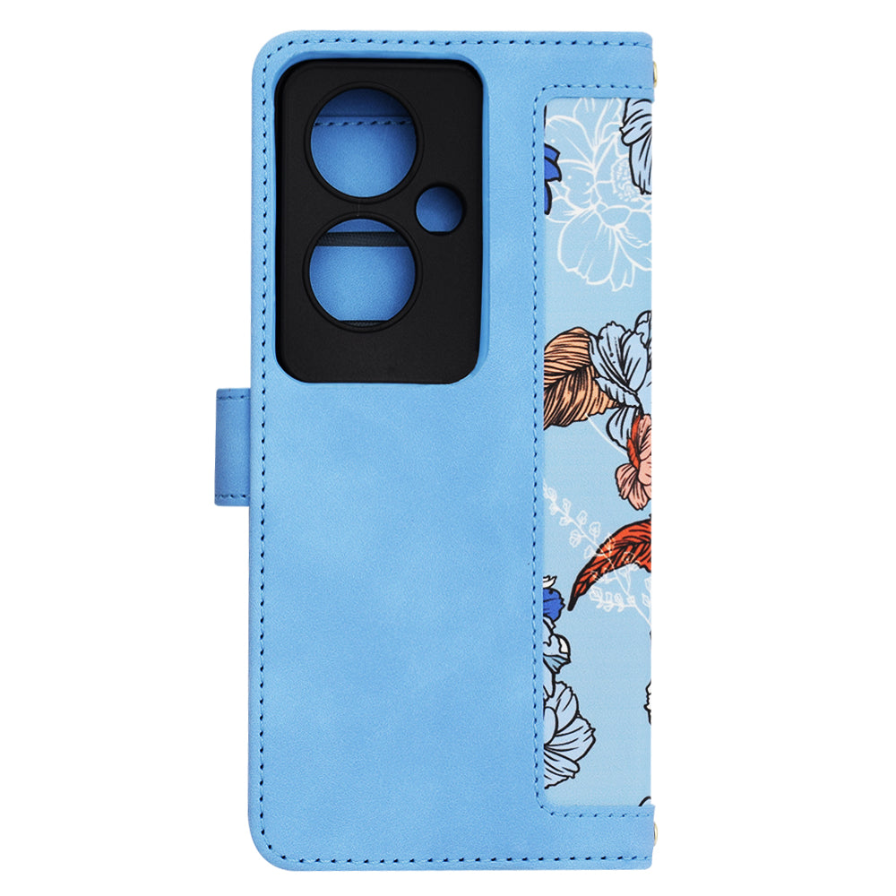 Husa de protectie Techsuit FlipCraft compatibil cu Oppo Reno11 F, Vibrant Blue
