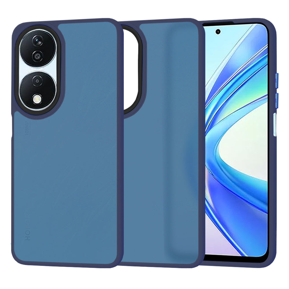 Husa de protectie Techsuit HaloFrost Series compatibil cu Honor X7b / X7b 5G / 90 SMART, Albastru Inchis