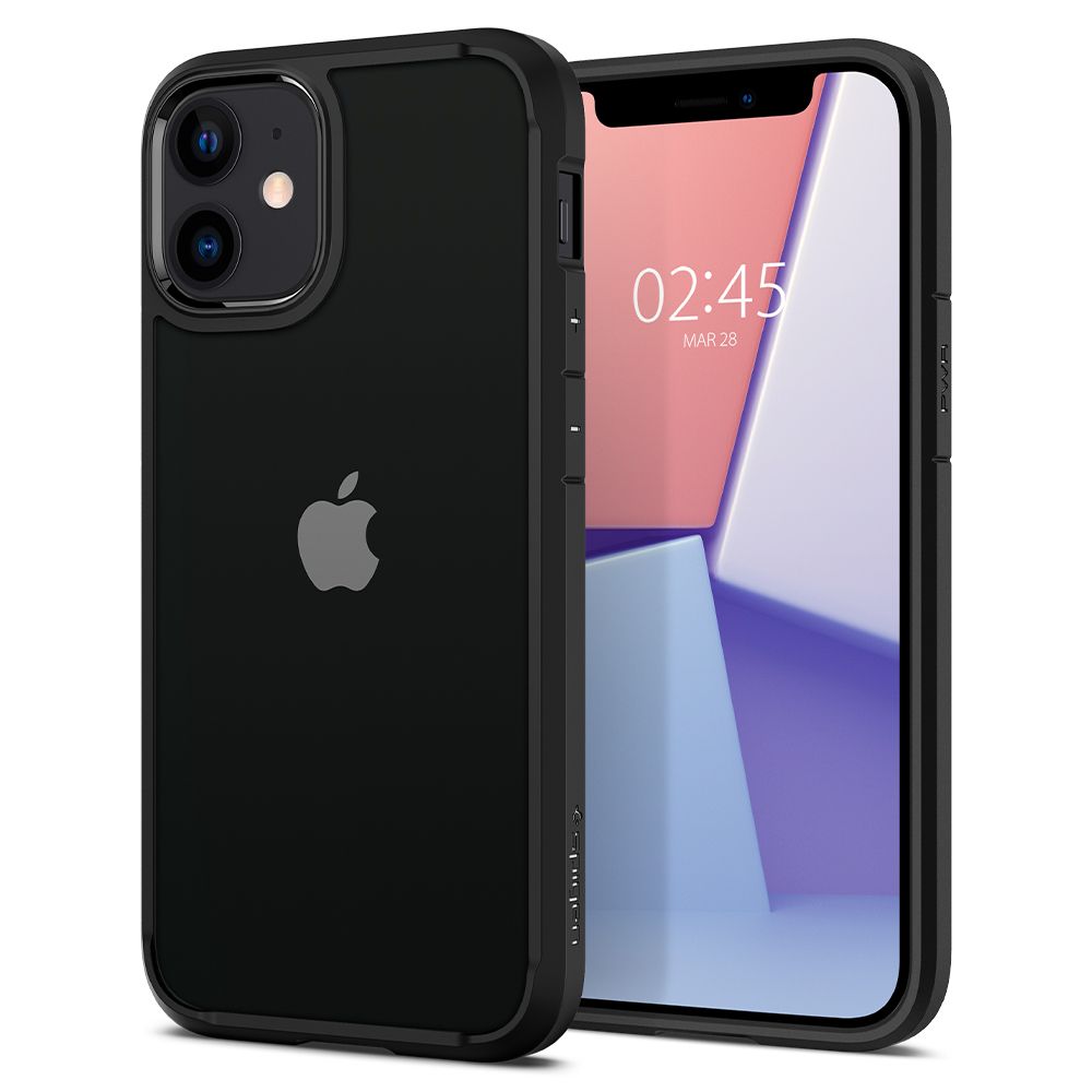 Husa de protectie Spigen Ultra Hybrid (ACS01703) compatibil cu iPhone 12 / iPhone 12 Pro, Negru