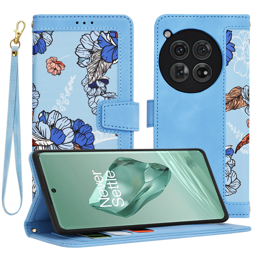 Husa de protectie Techsuit FlipCraft compatibil cu OnePlus 12, Vibrant Blue