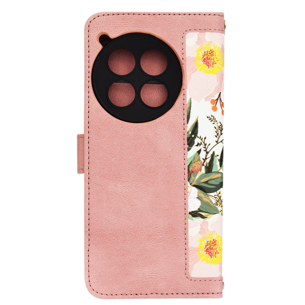 Husa de protectie Techsuit FlipCraft compatibil cu OnePlus 12, Sweetheart Pink