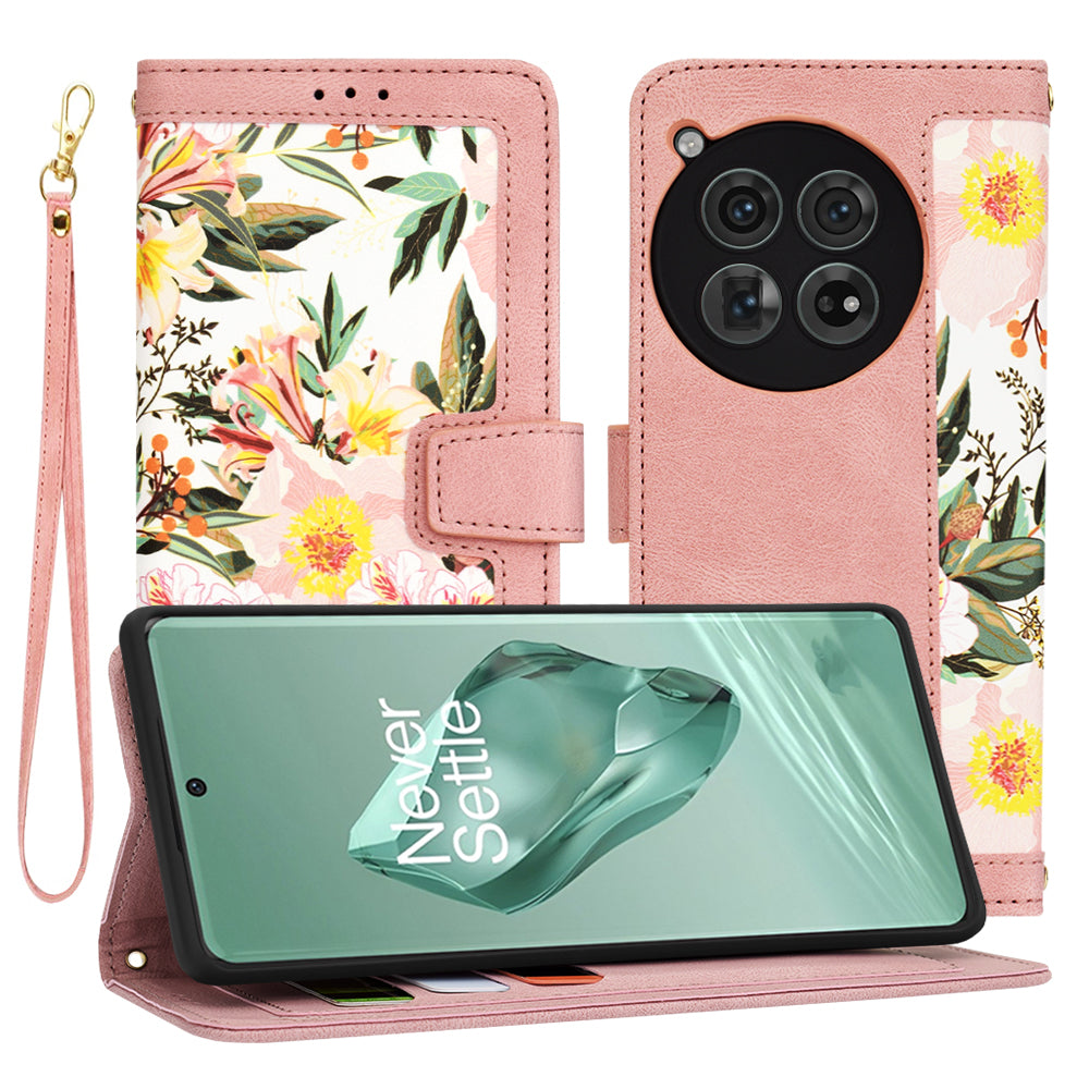 Husa de protectie Techsuit FlipCraft compatibil cu OnePlus 12, Sweetheart Pink