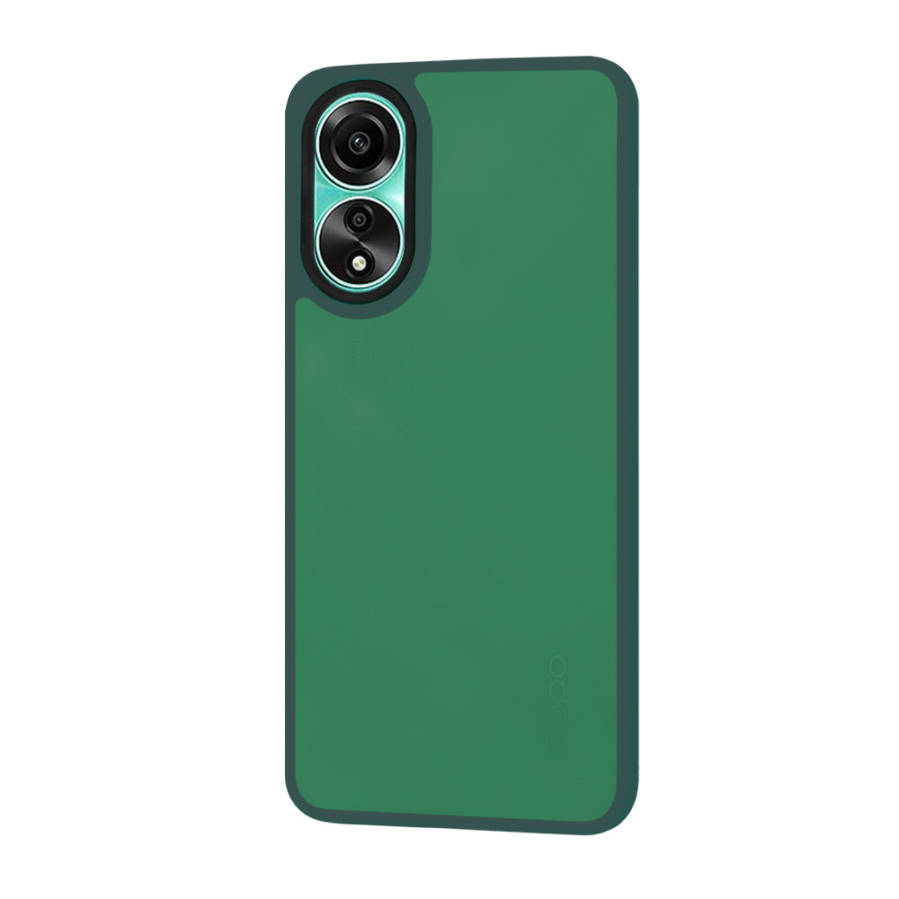 Husa de protectie Techsuit HaloFrost Series compatibil cu Oppo A78 4G, Bleumarin Green